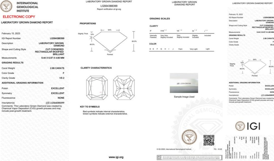 Jewelry GN DIAMOND | Loose Lab-Grown Diamond: 2.66C