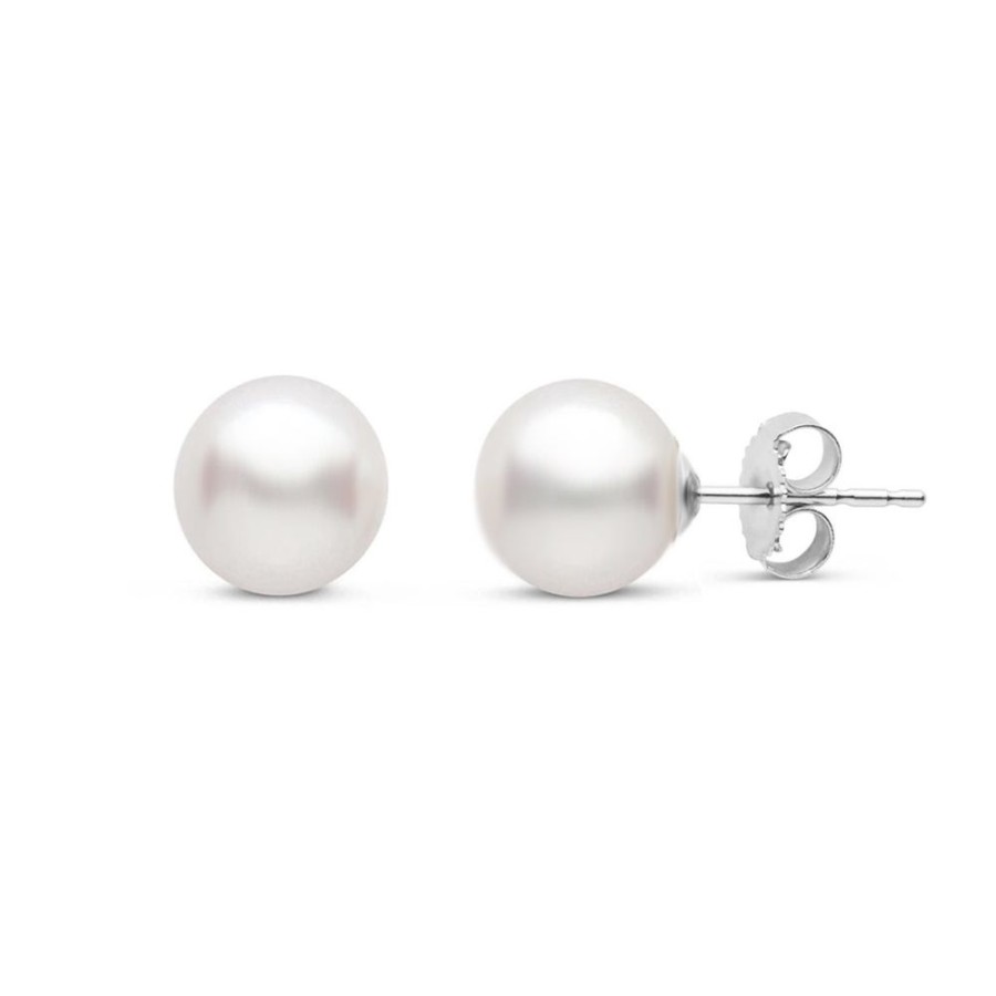 Jewelry SEABRITE IMPORTS INC | 14Kw 8Mm Pearl Studs