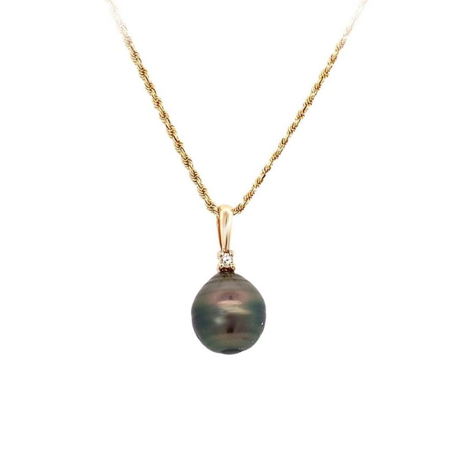 Jewelry ESTATE JEWELRY | Vintage Tahitian Pearl Pendant