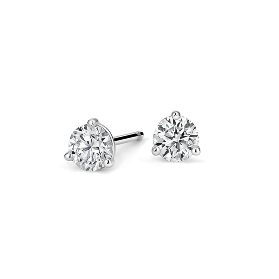 Jewelry GN DIAMOND | 3-Prong 2/5Ct Diamond Studs Gh/Si2