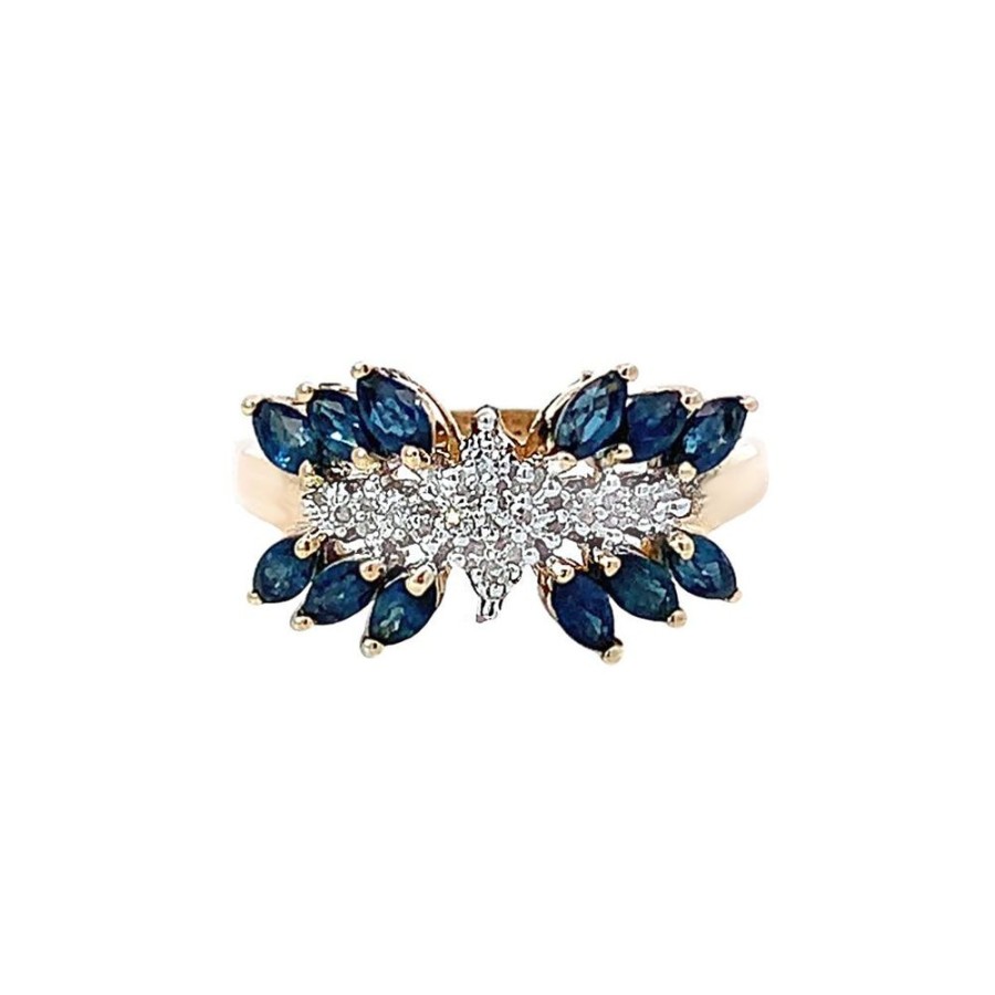 Jewelry ESTATE JEWELRY | Vintage Marquise Sapphire Ring