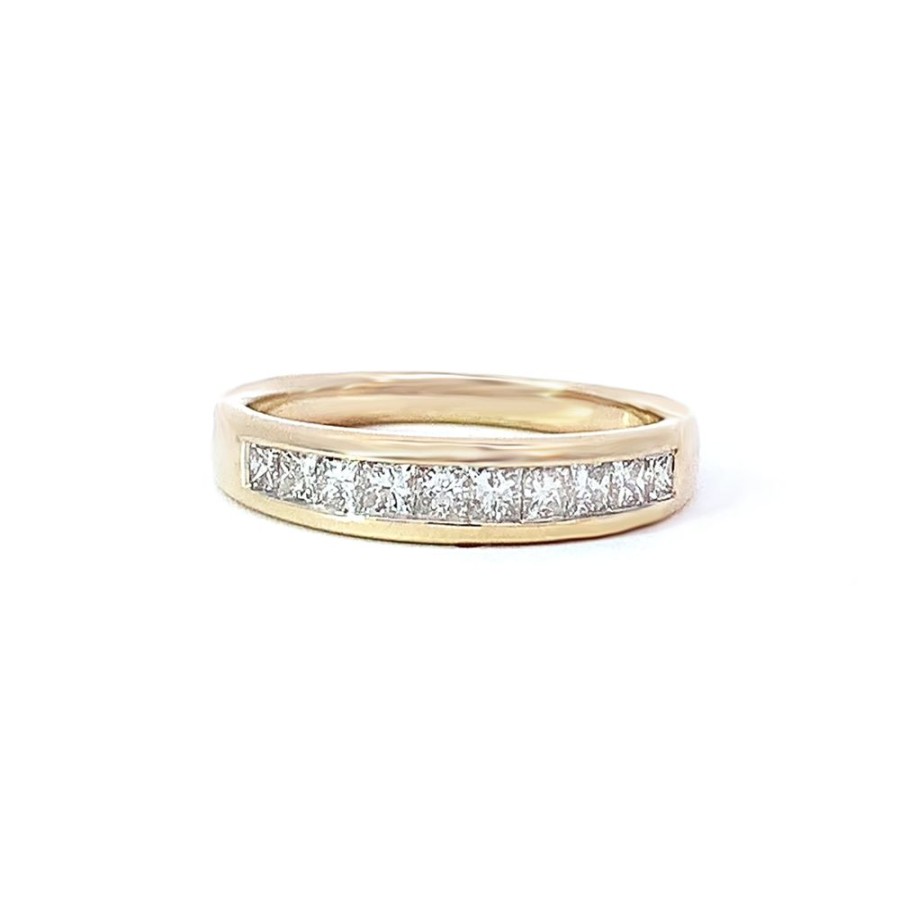 Jewelry ESTATE JEWELRY | Vintage Princess Diamond Band