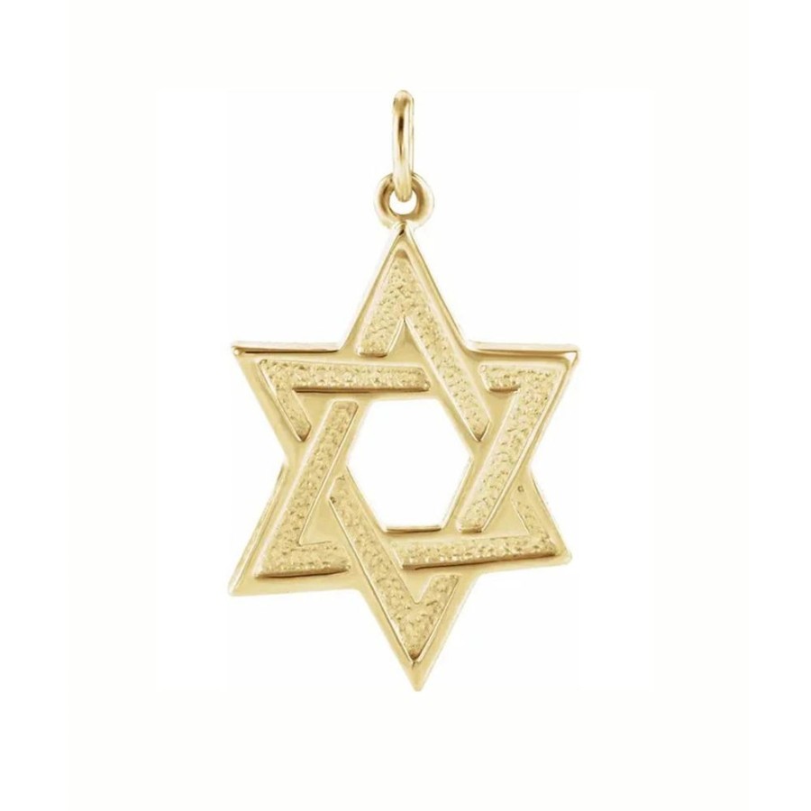 Jewelry STULLER SETTINGS | 14Ky Textured Star Of David