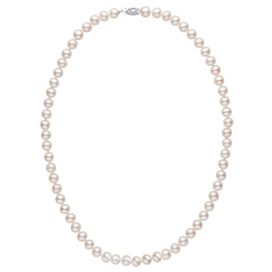 Jewelry NOT AVAILABLE | 14Kw 18" Strand 6.5Mm Cultured Pearls