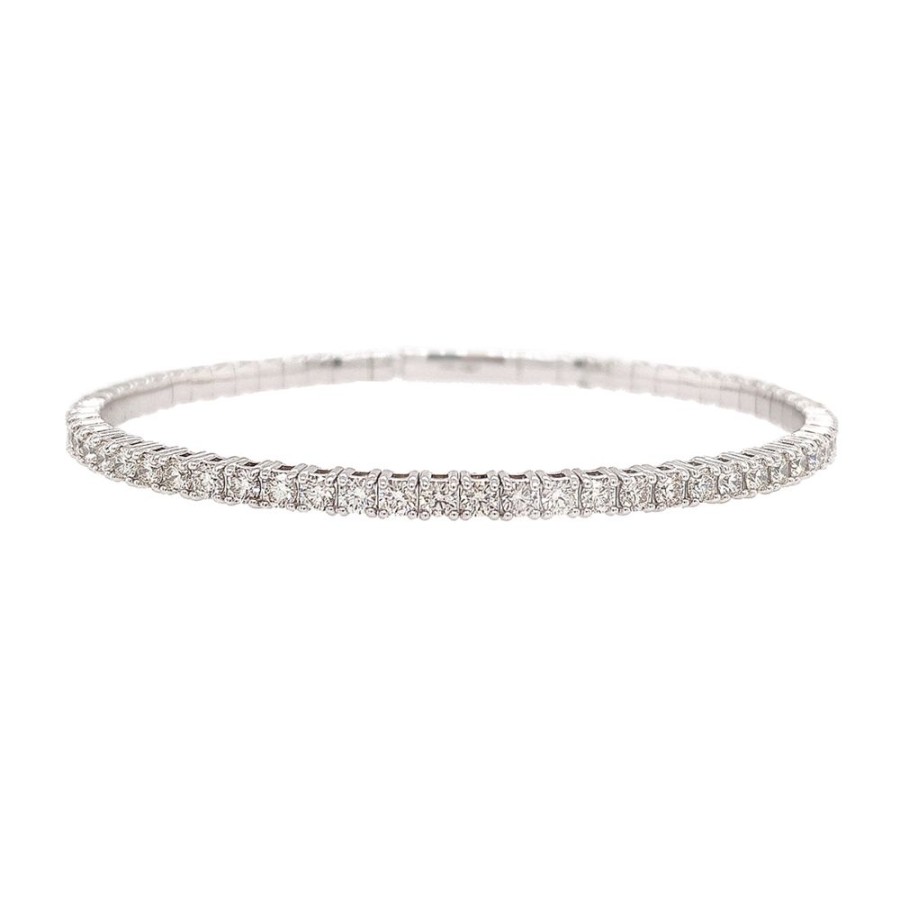 Jewelry IDD USA LLC | 14Kw 1-1/3Ct Flex Tennis Bracelet