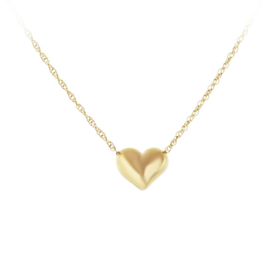 Jewelry CARLA (u0026 NANCY B) | Small Puffed Heart Necklace