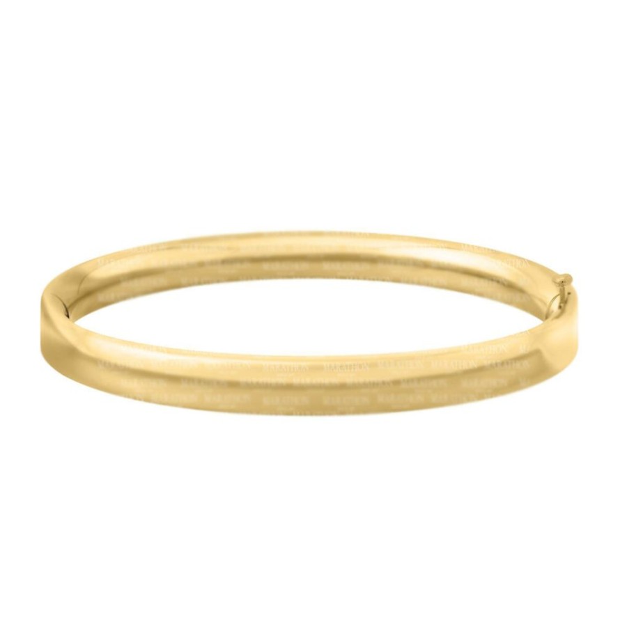 Jewelry MARATHON COMPANY | 14Ky Polished Baby Bangle