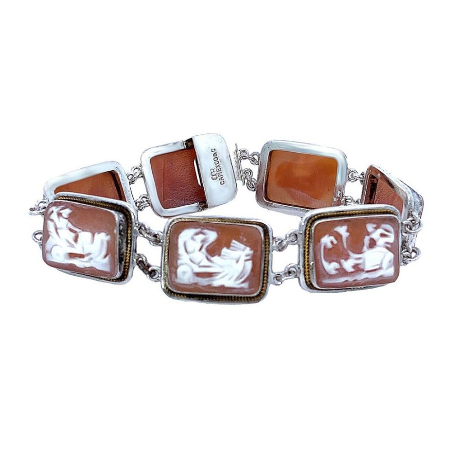 Jewelry ESTATE JEWELRY | Vintage Camexco Cameo Bracelet