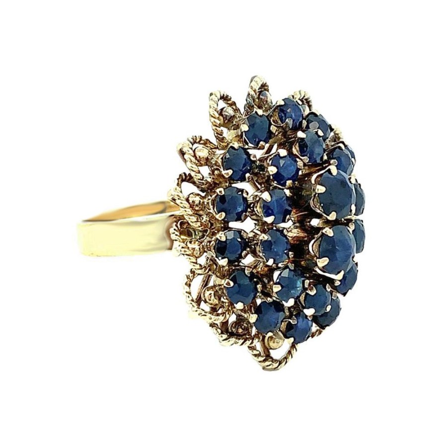 Jewelry ESTATE JEWELRY | Vintage Sapphire Cluster Ring