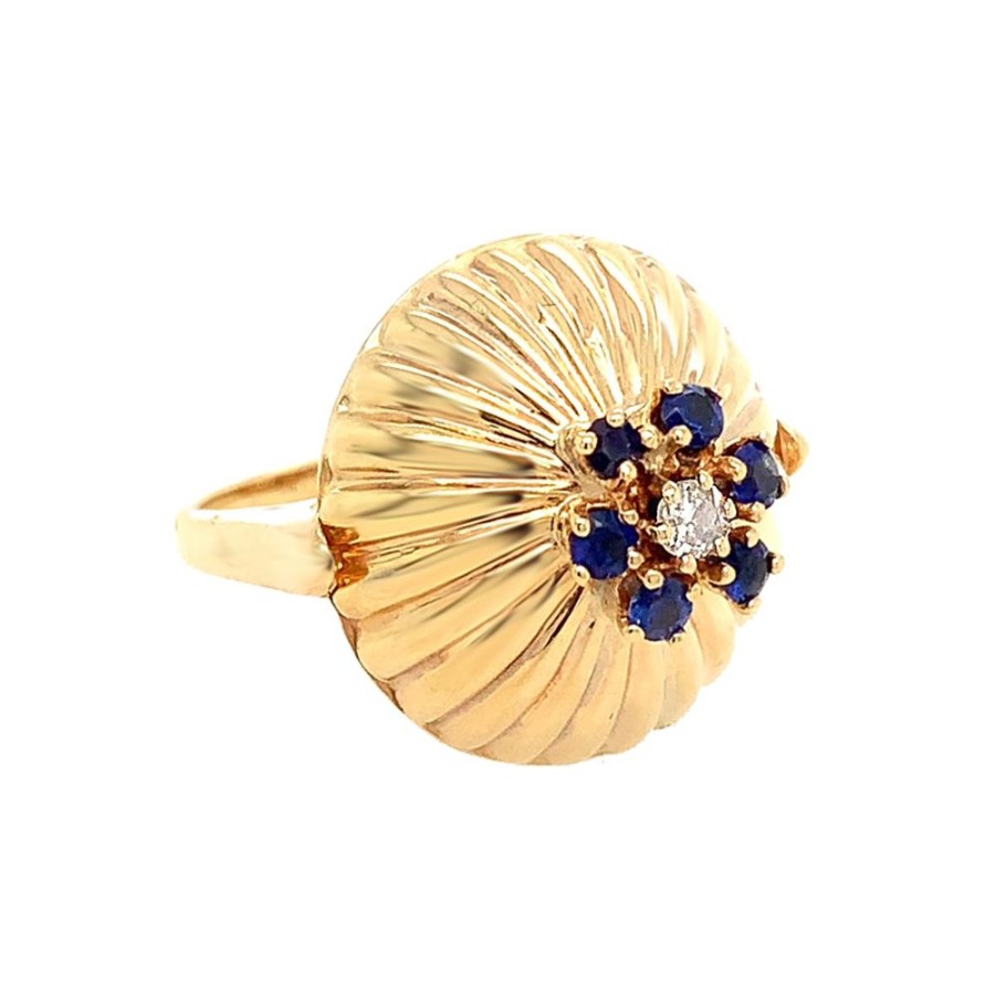 Jewelry ESTATE JEWELRY | Vintage Ribbed Dome Ring