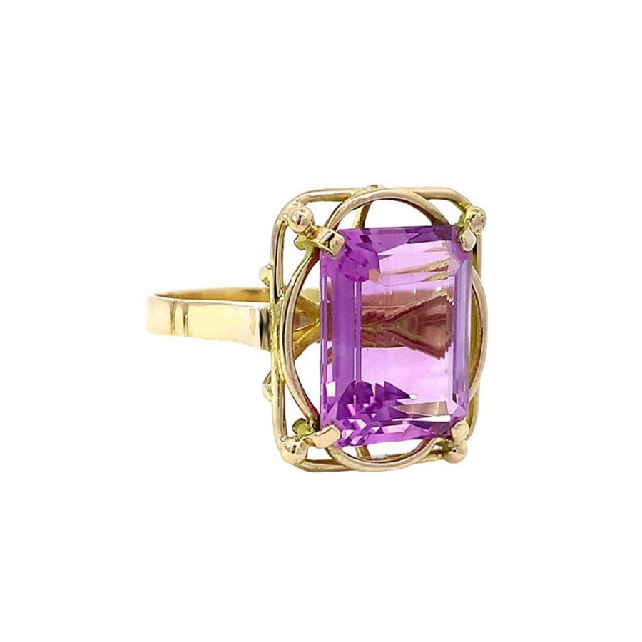 Jewelry ESTATE JEWELRY | 18Ky Vintage Amethyst Ring