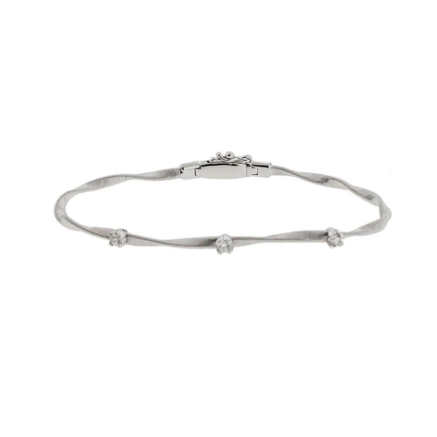 Jewelry MARCO BICEGO USA | 18Kw Marco Bicego Twist Bracelet