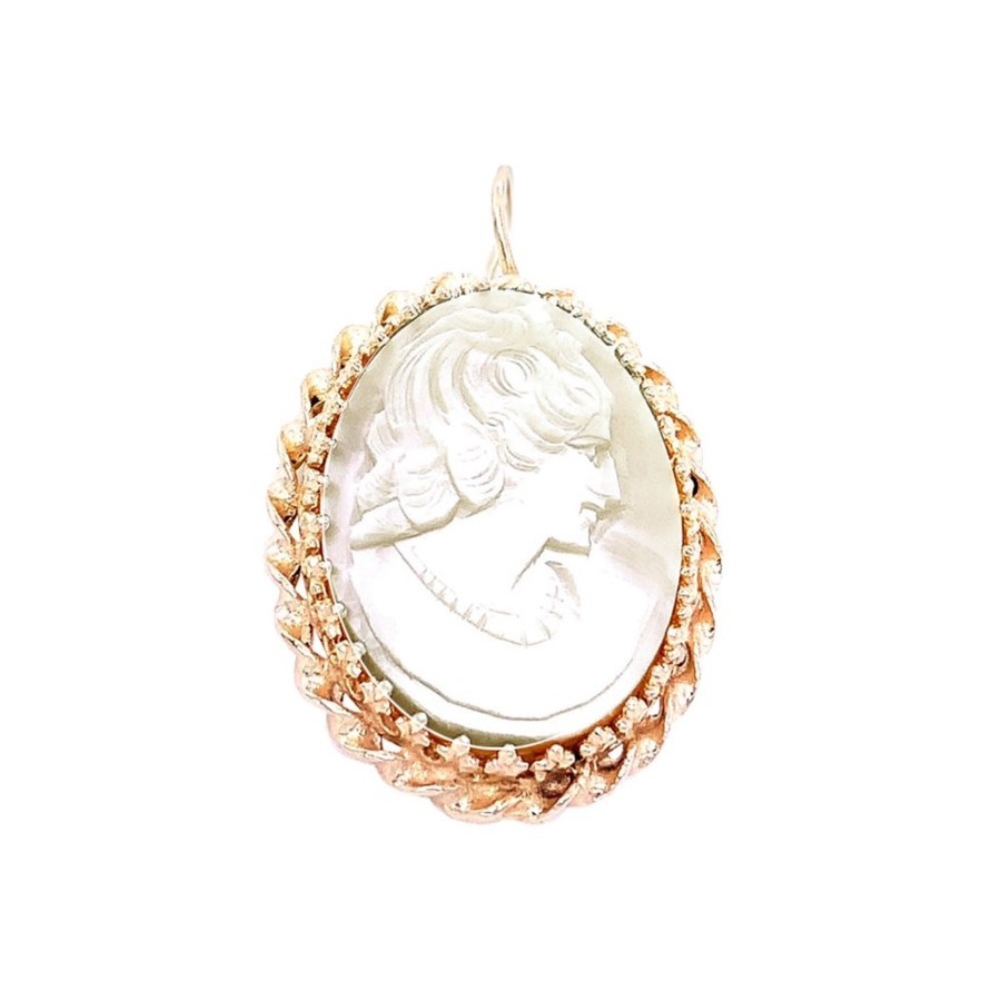 Jewelry ESTATE JEWELRY | Vintage Mother-Of-Pearl Cameo