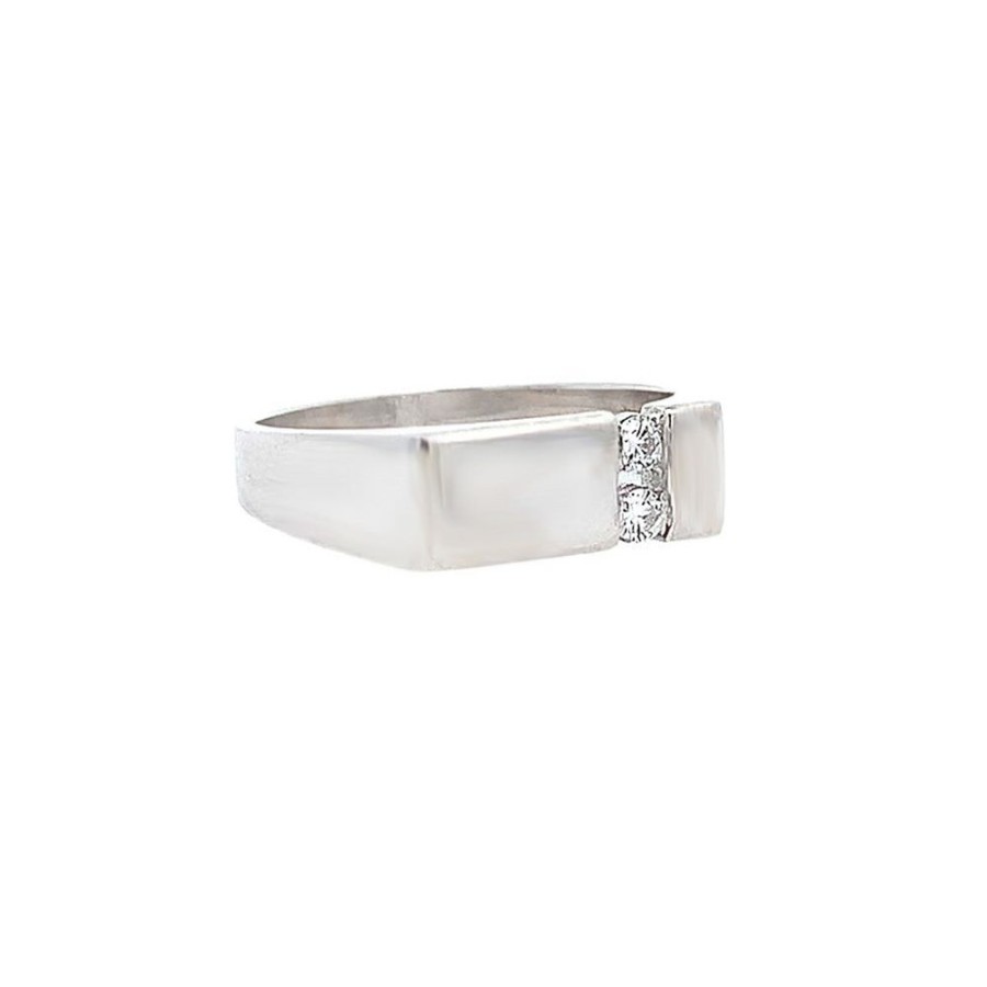 Jewelry ESTATE JEWELRY | Vintage Diamond Bar Style Ring