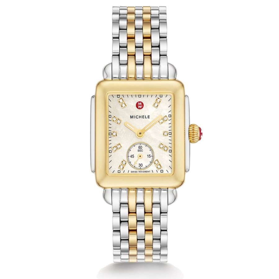 Jewelry MICHELE WATCHES | 2-Tone Michele Deco Mid Watch