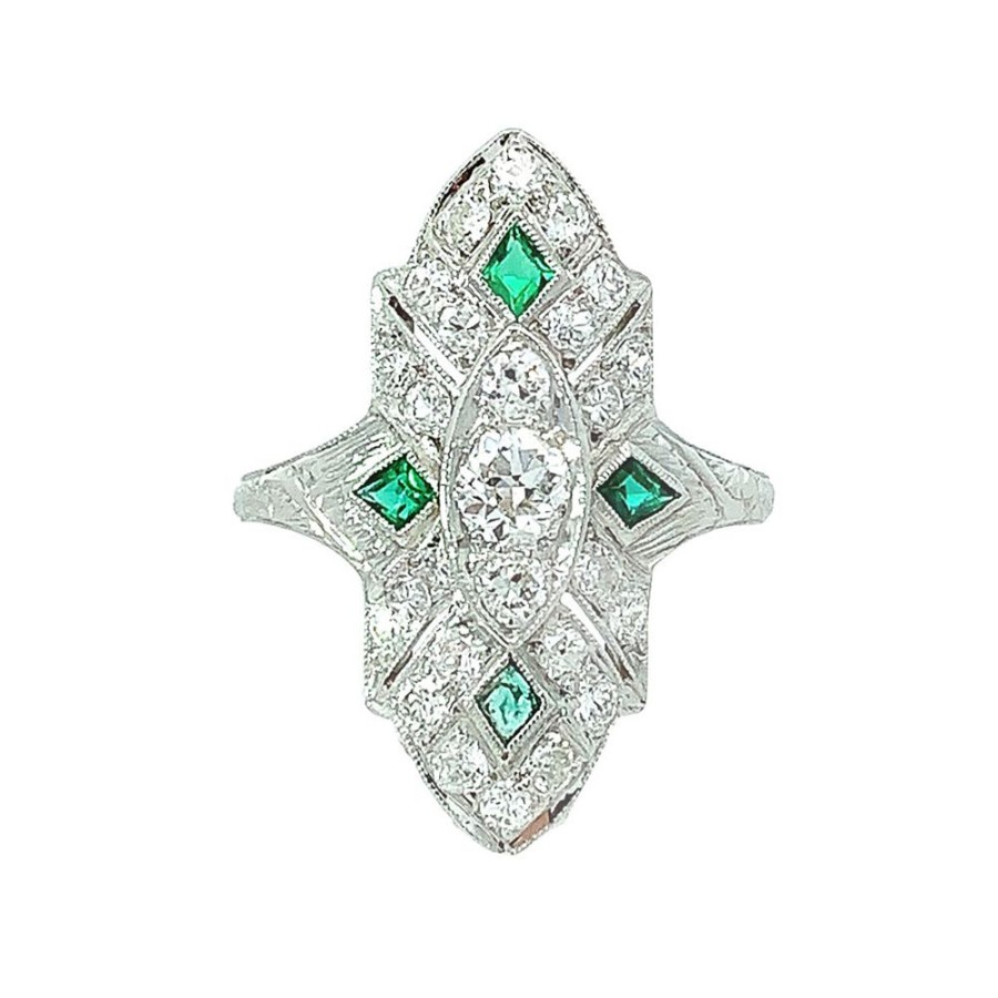 Jewelry ESTATE JEWELRY | Platinum Edwardian Diamond Ring