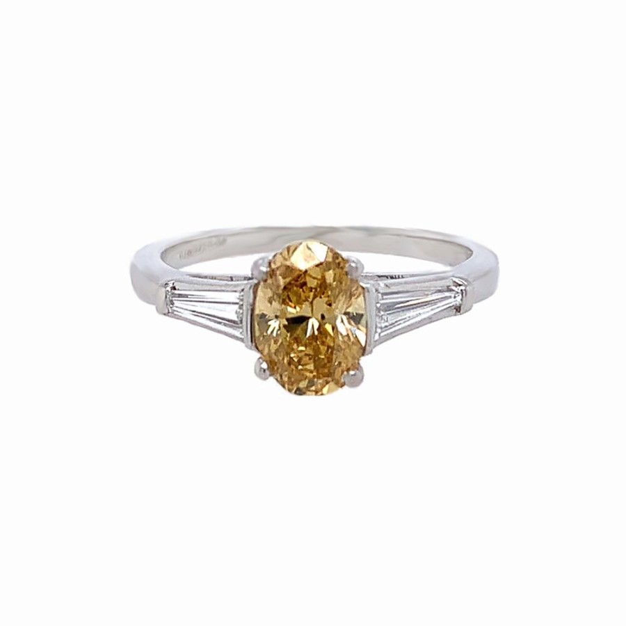 Jewelry PETER LINDEMAN | Orange-Yellow Diamond Ring