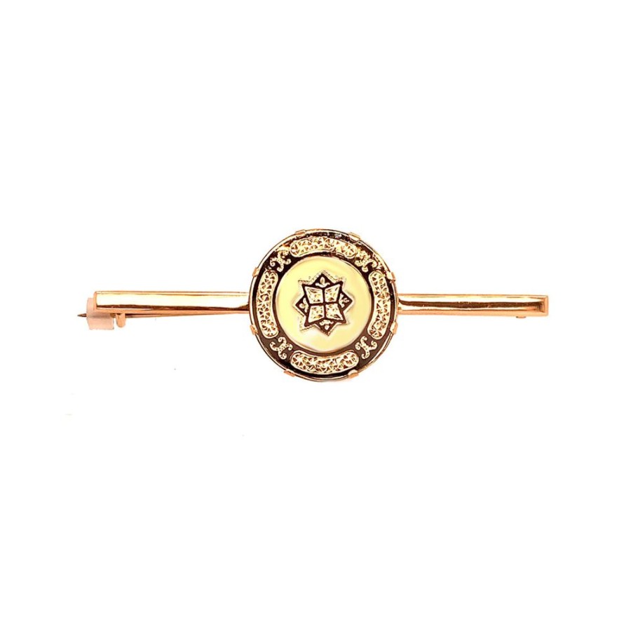 Jewelry ESTATE JEWELRY | 8Ky Victorian Bar & Circle Pin