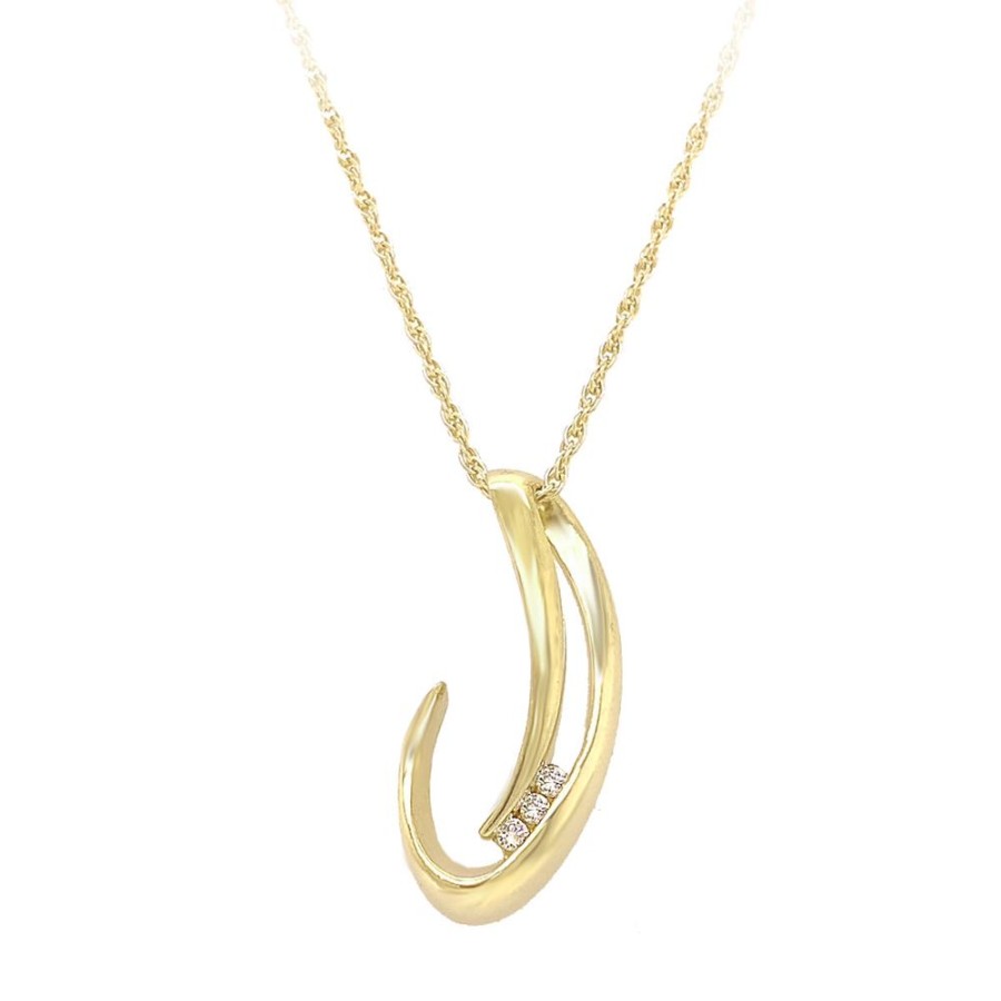 Jewelry ESTATE JEWELRY | Vintage Oval Swirl Diamond Pendant