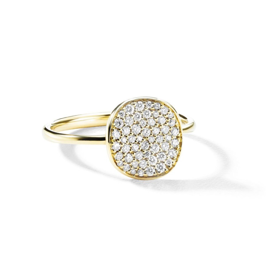 Jewelry IPPOLITA dba ALE VIOLA LLC | 18Ky Ippolita Pave Diamond Disc Ring