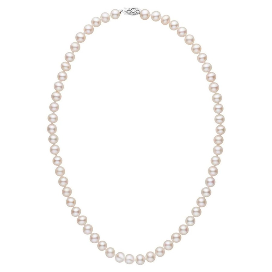 Jewelry NOT AVAILABLE | 14Kw 17" Strand 6.5Mm Cultured Pearls