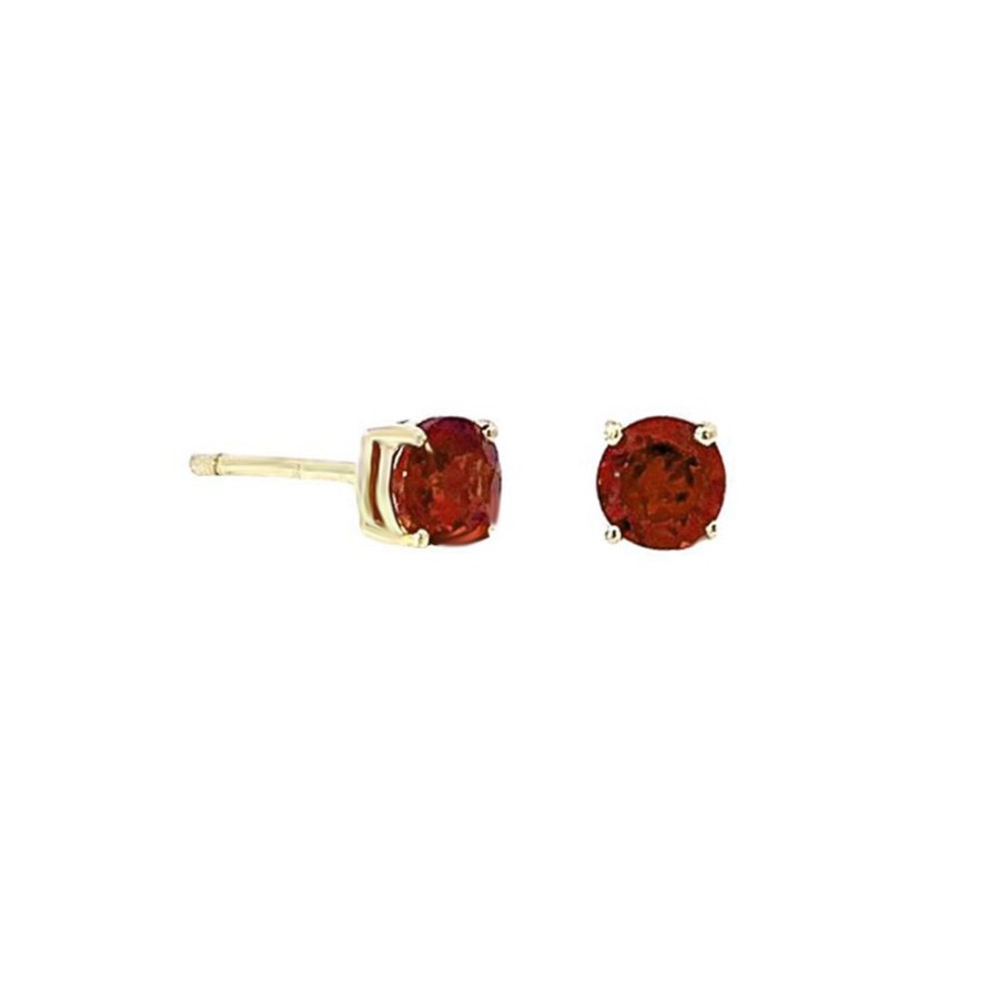 Jewelry NOT AVAILABLE | 14Ky 4Mm Garnet Studs