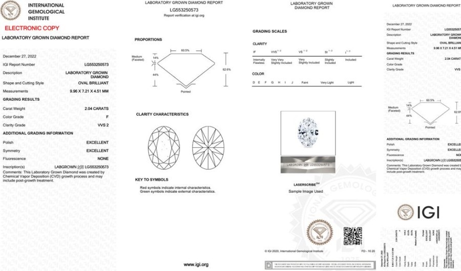 Jewelry GN DIAMOND | Loose Lab-Grown Diamond: 2.04C