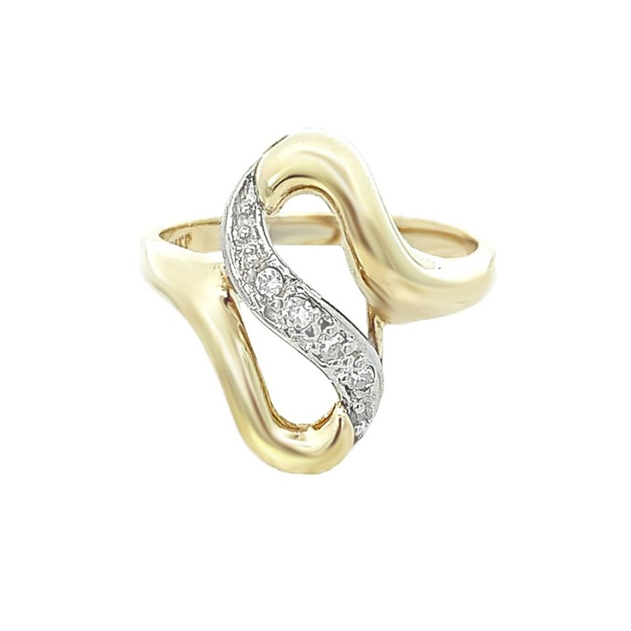 Jewelry ESTATE JEWELRY | Vintage Diamond Swirl Ring