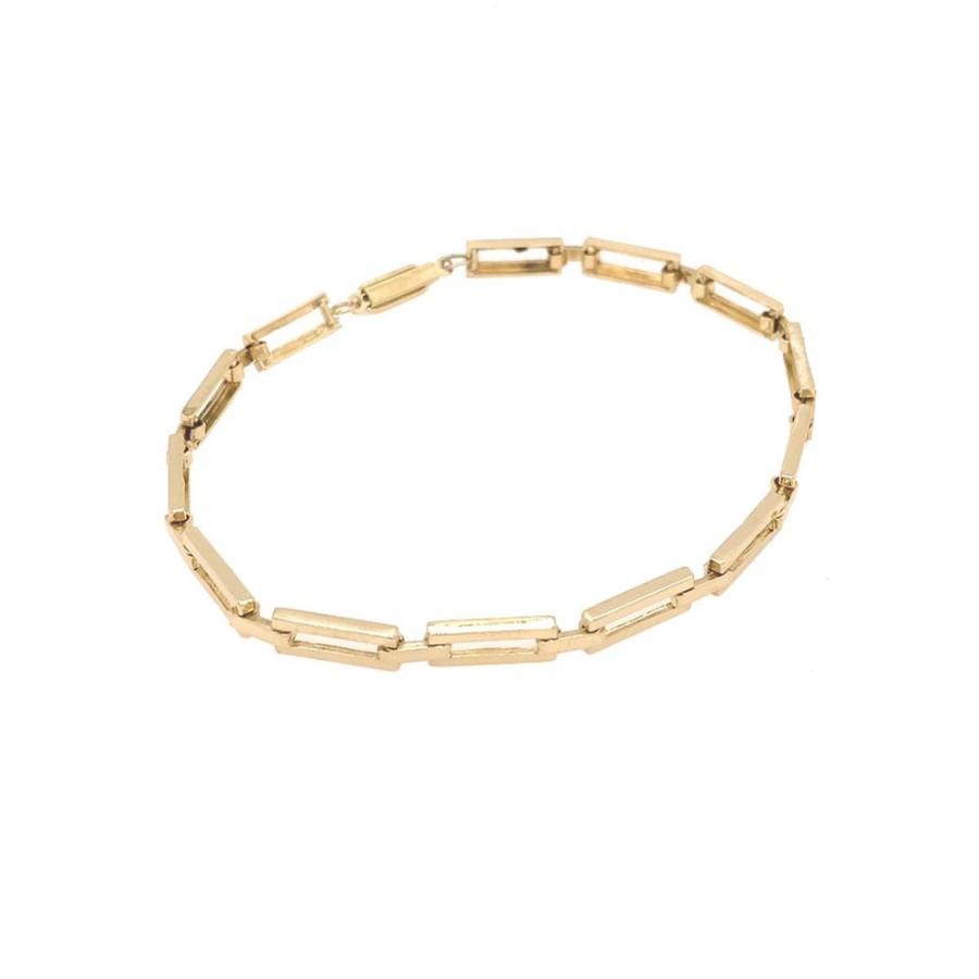 Jewelry ESTATE JEWELRY | Narrow Vintage Link Bracelet