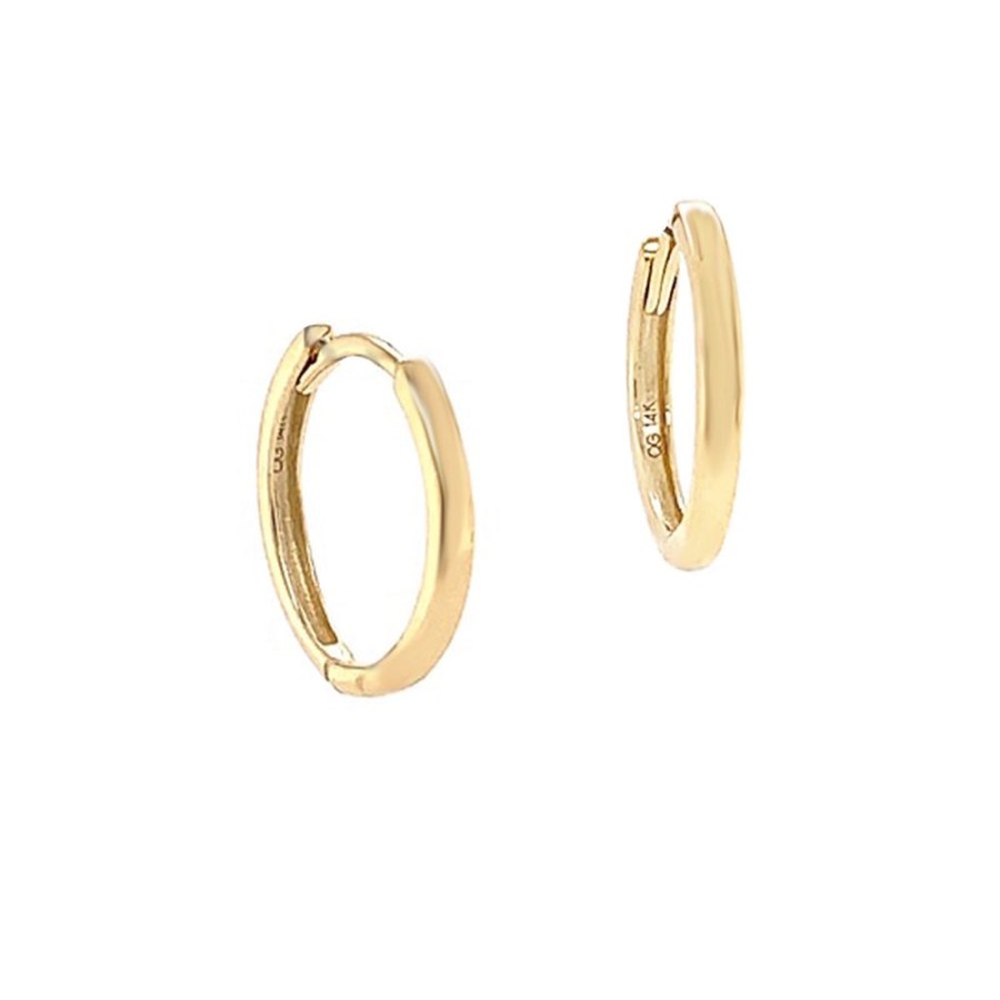 Jewelry QUALITY GOLD OF CINCINNATI | 14Ky Tiny Hinged Hoops