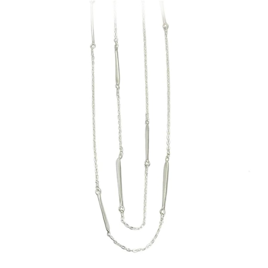 Jewelry PHILIPPA ROBERTS | Ss 34" Long Satin "Needles" Ba