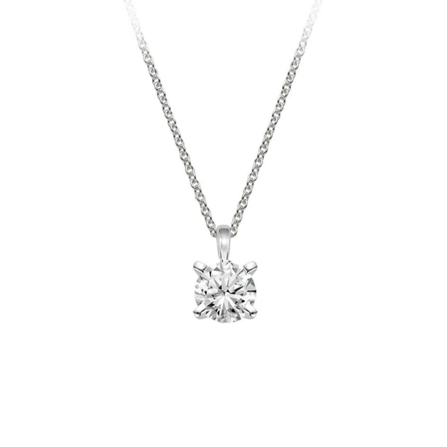 Jewelry IDD USA LLC | 1-1/2Ct Lab-Grown Solitaire Pendant