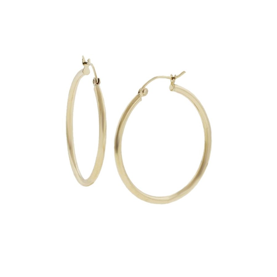 Jewelry QUALITY GOLD OF CINCINNATI | 14Ky 1.25" 2Mm Tube Hoops