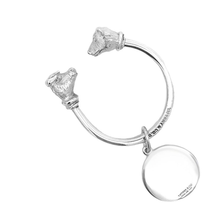 Jewelry ESTATE JEWELRY | Tiffany "Bull & Bear" Key Ring