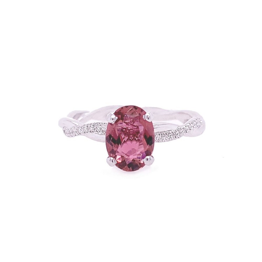 Jewelry NOT AVAILABLE | Pink Tourmaline Twisted Ring