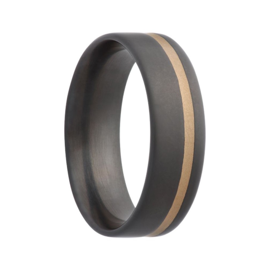 Jewelry HEAVY STONE RINGS | Zirconium/14Ky Wedding Band