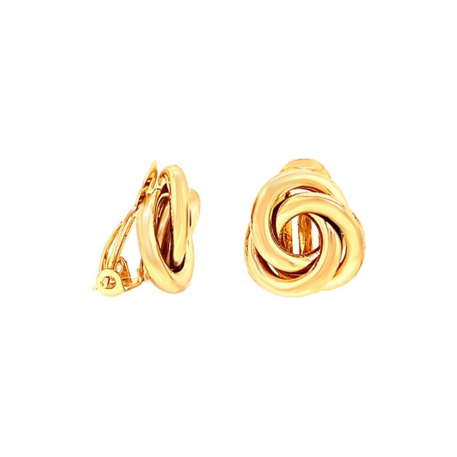 Jewelry ESTATE JEWELRY | Non-Pierced Vintage Knot Clips